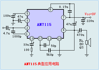 AN7115應用電路