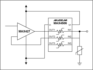 Figure 5. This signal-line-protector IC protects a ±10V interface.