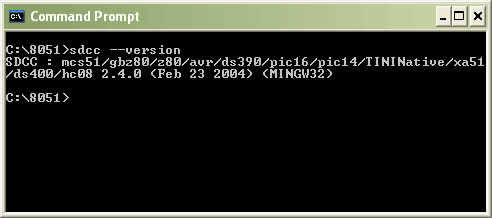 圖1. 通過版本檢查確認(rèn)SDCC是否正確安裝