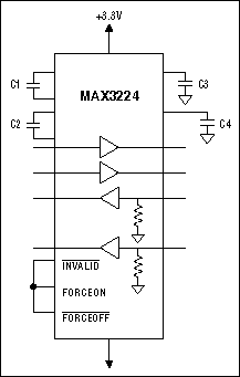 Figure 7. By connecting the ForceOn and ForceOff* inputs to the Invalid* outputs, an Autoshutdown Plus part can be made to behave like an Autoshutdown part.