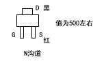 N溝道場管測量