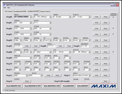 圖13. 上圖表明正確設置了MAX9257串行器。Deserializer MAX9258屏幕應該和該屏幕顯示相似，這樣，系統才能在照相或I2C模式下正常工作。