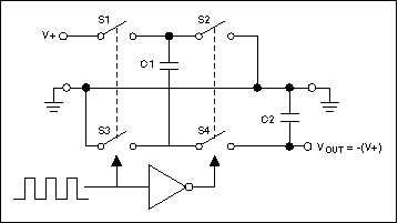 Figure 1. These essential components illustrate the mechanics of charge-pump operation.