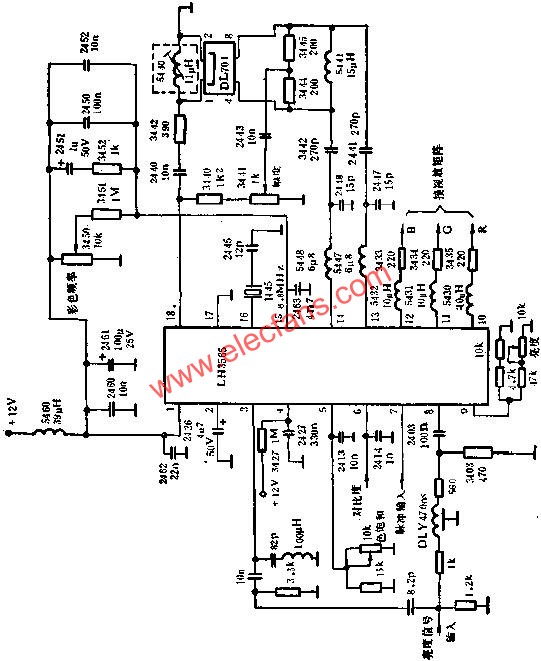 LH3565典型應(yīng)用電路圖  m.xsypw.cn