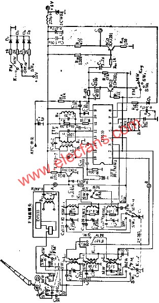 D7640調頻/調幅中頻放大電路的應用  m.xsypw.cn