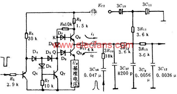 TA7609P的行AFC電路