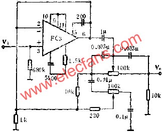 FC3集成電路作音調控制的應用  m.xsypw.cn