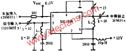 XG1590作100MHZ混頻器的應用  m.xsypw.cn