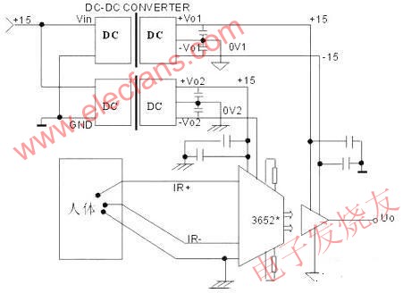 普通型的心電檢測(cè)電路 m.xsypw.cn