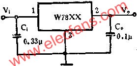 固定標準電壓輸出應用線路圖  m.xsypw.cn