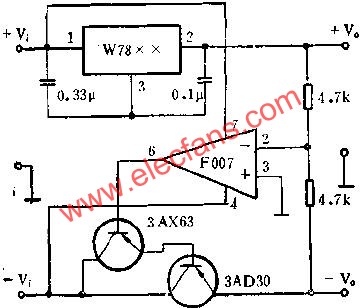 跟蹤穩壓電源應用線路圖  m.xsypw.cn