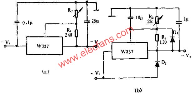 W337的應(yīng)用線路圖  m.xsypw.cn