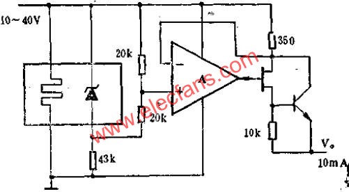 SW399組成的精密恒流源電路圖  m.xsypw.cn