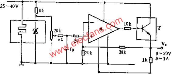 SW399組成的精密功率電源電路圖  m.xsypw.cn