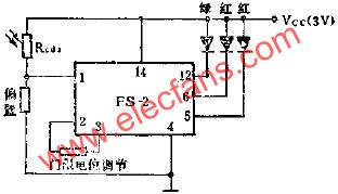 FS-2電測光集成電路的應用電路圖  m.xsypw.cn