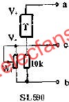 SL590集成溫度傳感器電路圖  m.xsypw.cn