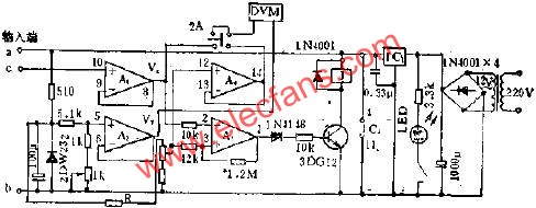 溫度傳感器應(yīng)用電路圖  m.xsypw.cn