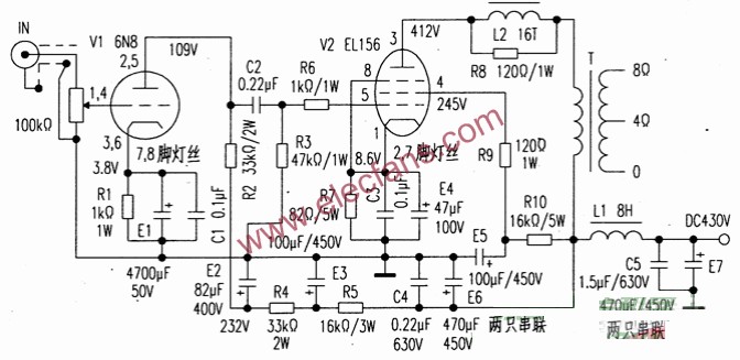 EL156自制電子管功放  m.xsypw.cn