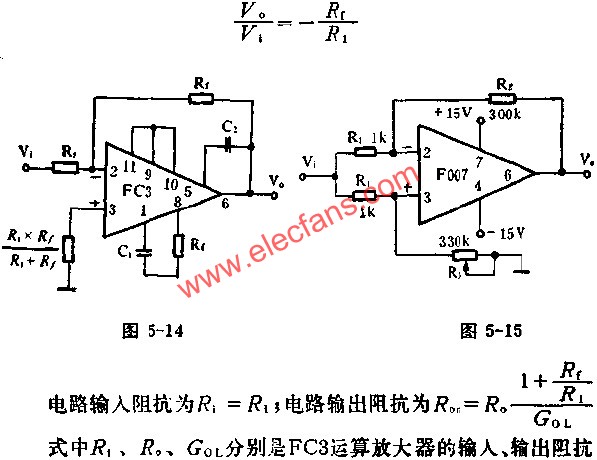 倒相比例放大器電路圖  m.xsypw.cn