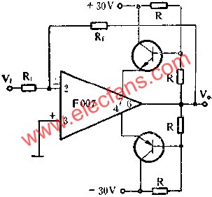 提高輸出電壓放大器電路圖  m.xsypw.cn