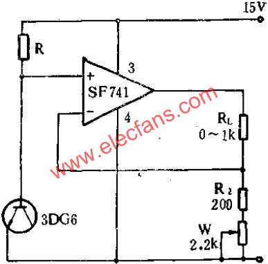 可調(diào)式恒流源電路圖  m.xsypw.cn