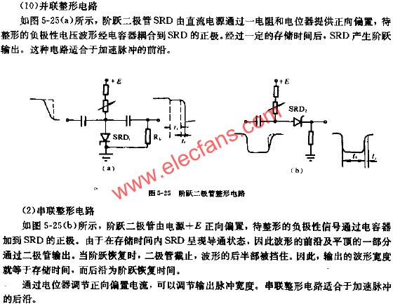 階躍二極管整形電路圖 m.xsypw.cn