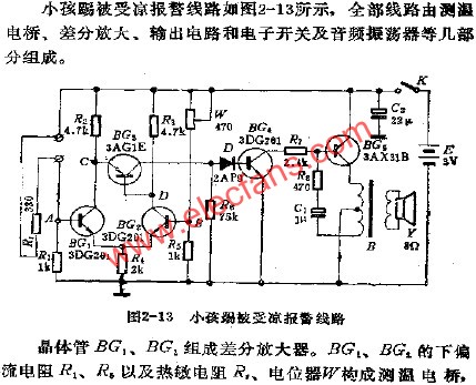 小孩踢被受涼報警電路  m.xsypw.cn