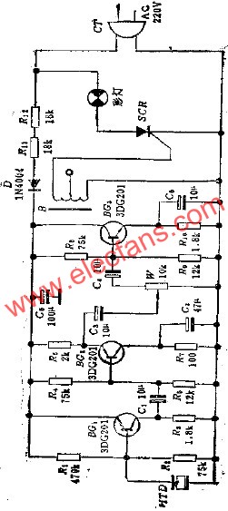 聲控式音樂彩燈電路  m.xsypw.cn