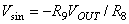 用AD7008構成可程控正弦波信號發生器圖示