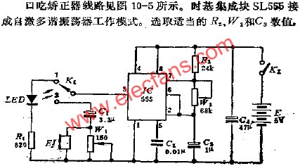 口吃矯正器電路  m.xsypw.cn