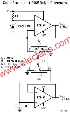 LT1634典型應用電路圖  m.xsypw.cn