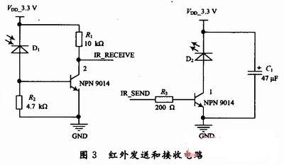 紅外發送和接收電路