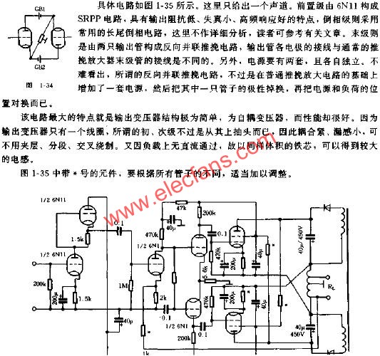 膽機推挽功放電路  m.xsypw.cn