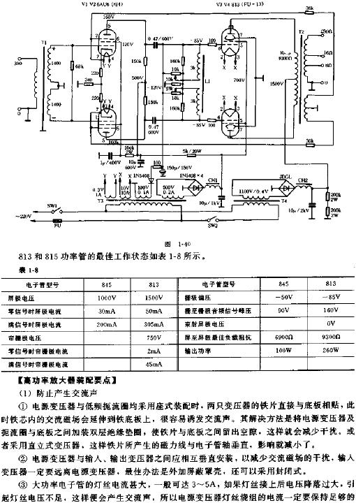 高功率電子管功率放大器電路原理圖  m.xsypw.cn