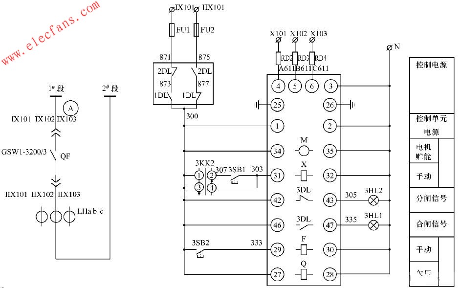  聯絡柜控制電路圖 m.xsypw.cn