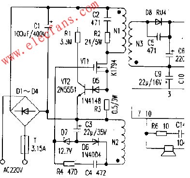 亞超聲波接收放大電路 m.xsypw.cn