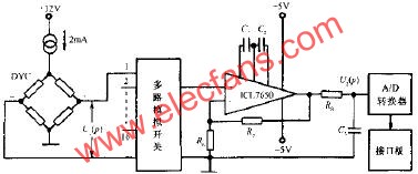 蒸汽壓力測(cè)量電路  m.xsypw.cn