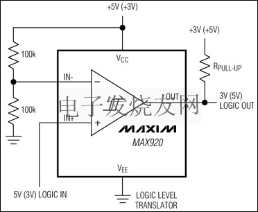 MAX917 - MAX920可不帶電壓基準的超擺幅功率比較器 m.xsypw.cn