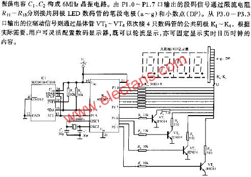 由SD2001系列產品構成的實時日歷時鐘電路  m.xsypw.cn