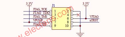 JTAG調試接口電路 m.xsypw.cn