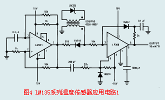 LM135系列傳感器應用電路