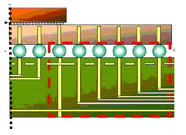 PCB 的引出過孔區域