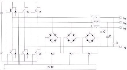 有獨特的三階逆變電路示意圖