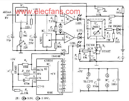 快速鎳氫電池充電器電路圖 http://m.xsypw.cn