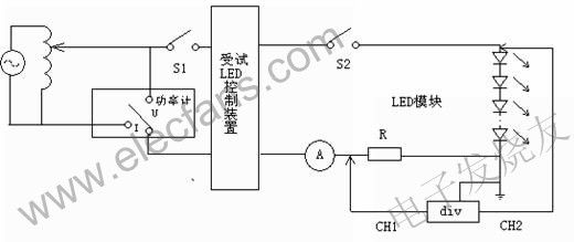 LED啟動和連接過程的試驗電路 m.xsypw.cn