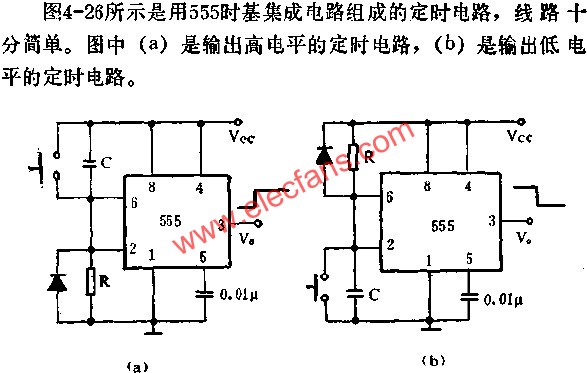 時基集成電路組成定時電路圖 m.xsypw.cn