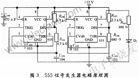 555信號發生器電路 來源: 電子發燒友
