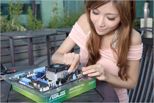 開核大作戰 美女手把手教你如何裝機