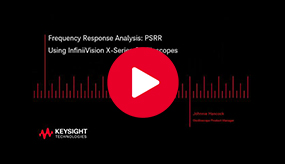 視頻演示：頻響分析 - 紋波抑制比（PSRR） 測試