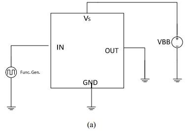 圖2（a）用于短路表征的電路原理圖